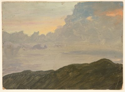 Tepe ve Bulutlar by Frederic Edwin Church