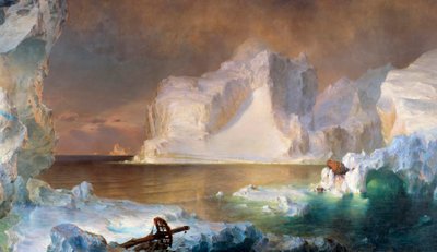 buzdağları by Frederic Edwin Church
