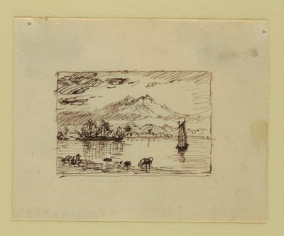 hayali manzara by Frederic Edwin Church