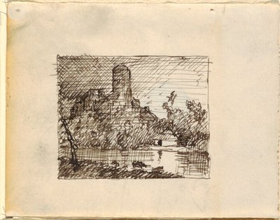 ile Hayali Manzara by Frederic Edwin Church
