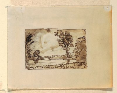 ile Hayali Manzara by Frederic Edwin Church