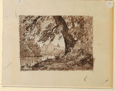 Hayali Nehir Manzarası by Frederic Edwin Church