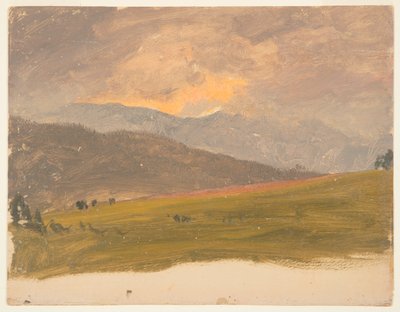 Manzara, Hudson Vadisi by Frederic Edwin Church