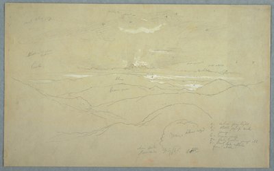 Gün batımında manzara, Jamaika by Frederic Edwin Church