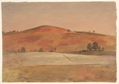 Alçak Tepeli ve Tarlalı Peyzaj by Frederic Edwin Church