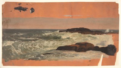 Maine Sahili, sörf by Frederic Edwin Church