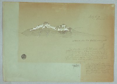 Iliniza Dağı, Ekvador by Frederic Edwin Church