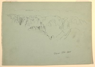 Dağ, Wady el-Arabah, 23 Şubat 1868 by Frederic Edwin Church