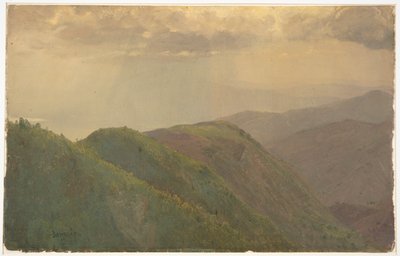 Jamaika sınırlarındaki Dağlar by Frederic Edwin Church