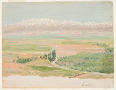 Baalbec yakınlarındaki dağlar by Frederic Edwin Church