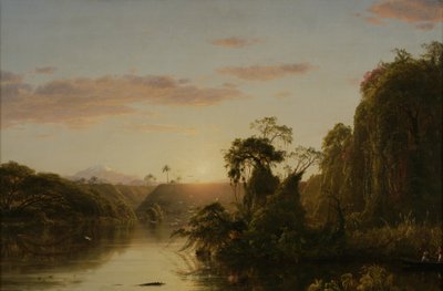 Magdalena sahnesi, 1854 by Frederic Edwin Church