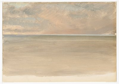 Uzakta Buzdağı ile Deniz Manzarası by Frederic Edwin Church