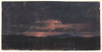 Hudson Vadisi üzerinde fırtına, 1867. by Frederic Edwin Church