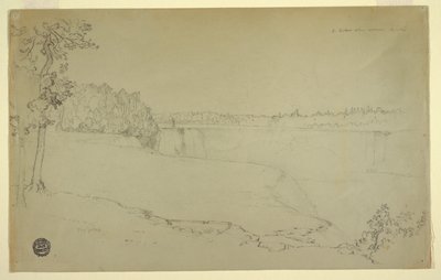 Çalışmalar. Niagara Şelalesi. by Frederic Edwin Church