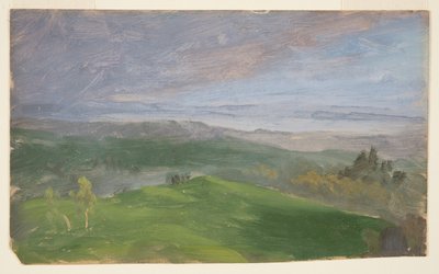 Yaz Görünümü, Hudson Vadisi, New York by Frederic Edwin Church