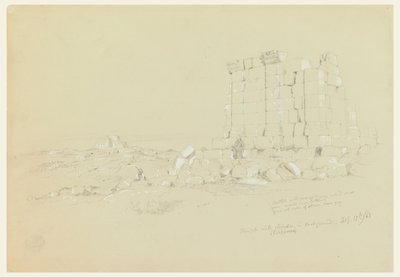 Uzakta Semua [bugünkü as-Samu] ile Tapınak by Frederic Edwin Church