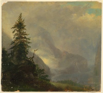 Koenigsee, Berchtesgeden, Bavyera yakınlarındaki by Frederic Edwin Church