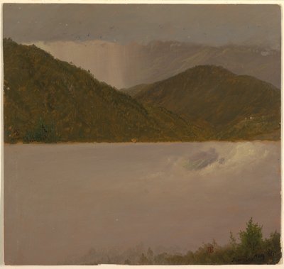 İki Bulut ve Dağ Üstü Çalışmaları, Jamaika by Frederic Edwin Church