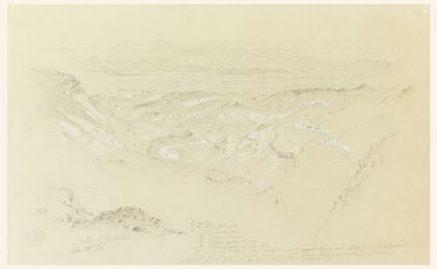 El Arabah Vadisi by Frederic Edwin Church