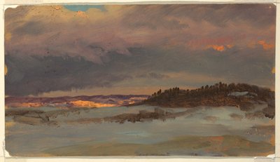 Sunset, Hudson, New York