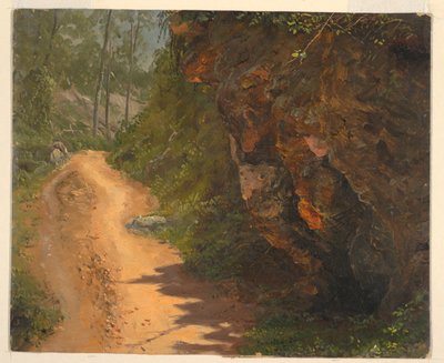 Woodland Yolu, Jamaika by Frederic Edwin Church