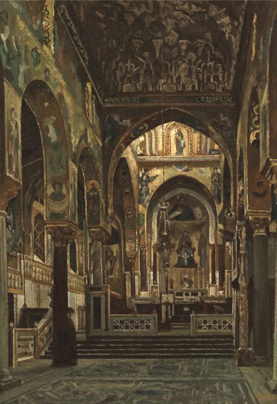 Palatine Şapeli, Palermo by Frederic Leighton