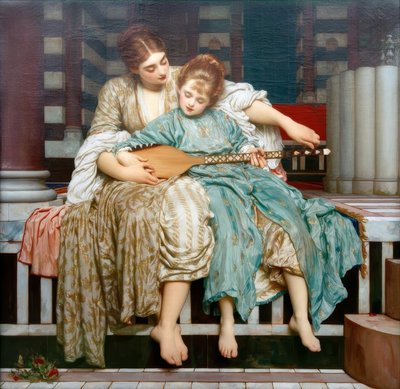 müzik dersi by Frederic Lord Leighton