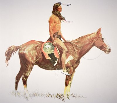 Bir Cheyenne Cesur by Frederic Remington