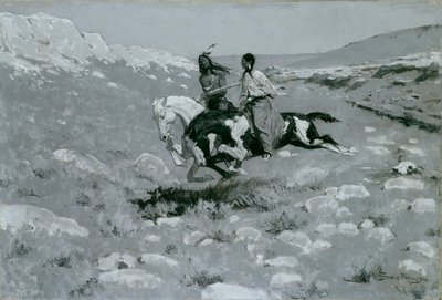 En Hızlı At Töreni, c. 1900. by Frederic Remington