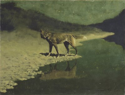 Ay Işığı, Kurt, c.1904 by Frederic Remington