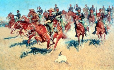 Güney Ovalarında, 1907 by Frederic Remington