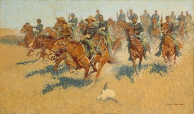 Güney Ovalarında, 1907. by Frederic Remington