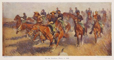 Güney Ovalarında 1860, pub.1909 by Frederic Remington