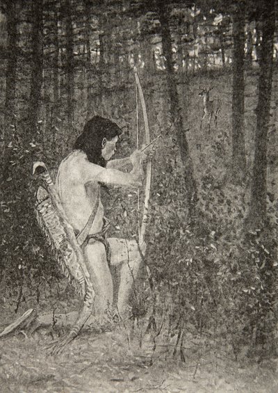 Ardından, bir diz ayaklanması üzerine, Hiawatha, Henry Wadsworth Longfellow (1807-82) tarafından yazılan The Song of Hiawatha