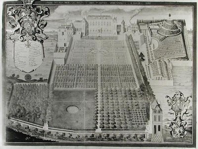 Kings Şifalı Bitki Bahçesi, 1636 by Frederic Scalberge