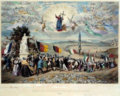 Evrensel Demokratik ve Sosyal Cumhuriyet by Frederic Sorrieu