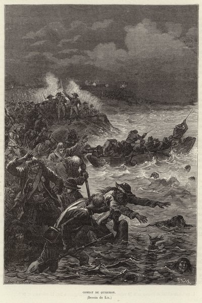 Quiberon ile savaş. Quiberon, Fransa, Fransız Devrimi