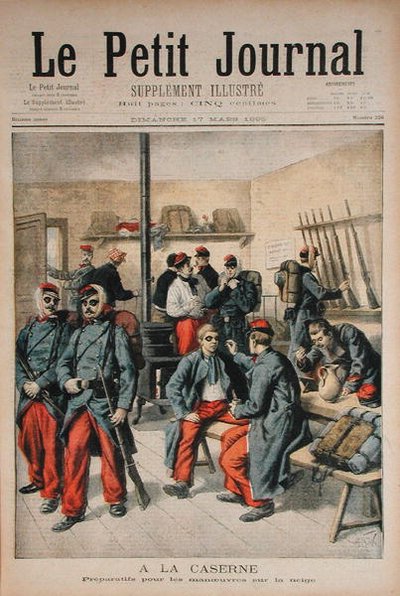 Kışlada, Karda Manevra Hazırlığı, Le Petit Journal