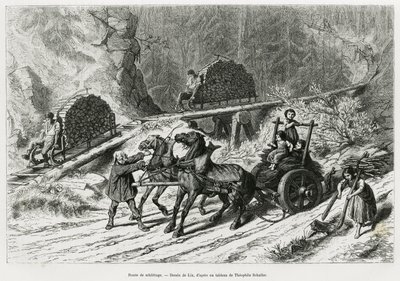 kızak yolu by Frederic Theodore Lix