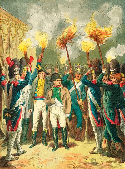 Austerlitz savaşının arifesinde by Frederic Theodore Lix