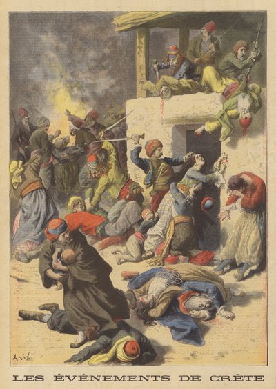 Girit'te huzursuzluk by Frederic Theodore Lix