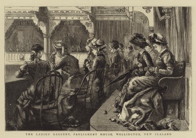 Bayanlar Galerisi, Parlamento Binası, Wellington, Yeni Zelanda by Frederic Villiers