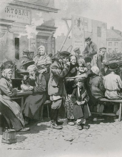 An Open-Air Kitchen  by Frederic de Haenen