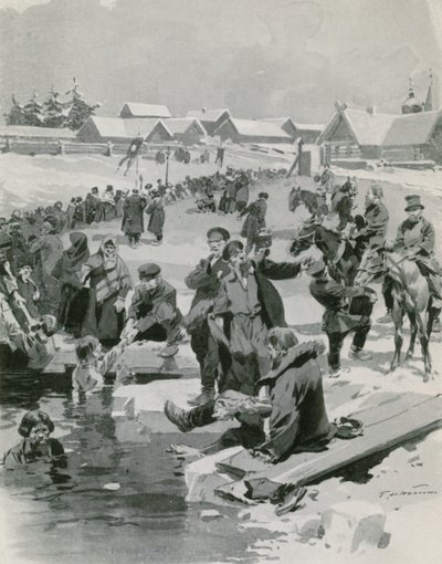 Blessing the Water in the Country  by Frederic de Haenen