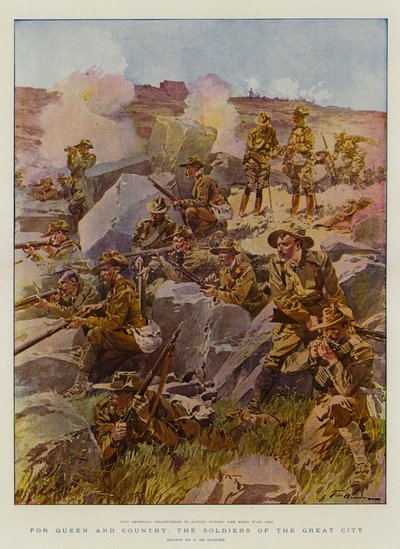Kraliçe ve Ülke için, Büyük Şehrin Askerleri by Frederic de Haenen
