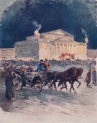 Gala Gösterisinden Sonra İmparatorluk Opera Binası by Frederic de Haenen