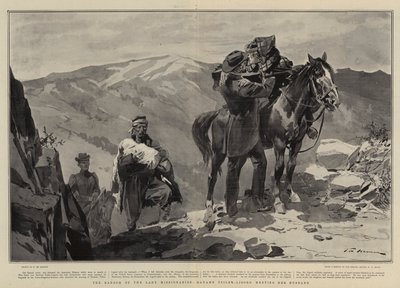 The Ransom of the Lady Missionaries, Madame Tsilka-Ligord meeting her Husband  by Frederic de Haenen