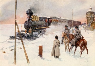 Trans-Sibirya Demiryolu by Frederic de Haenen