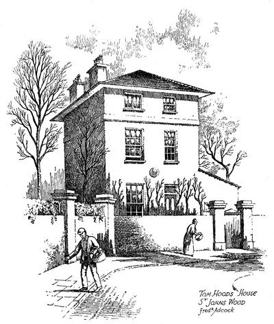 Thomas Hoods evi, St Johns Wood, Londra, 1912 by Frederick Adcock