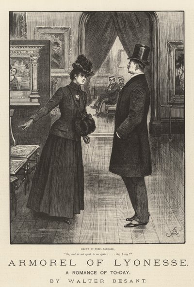 Lyonesse Zırhı, Günümüzün Romantizmi, Walter Besant by Frederick Barnard